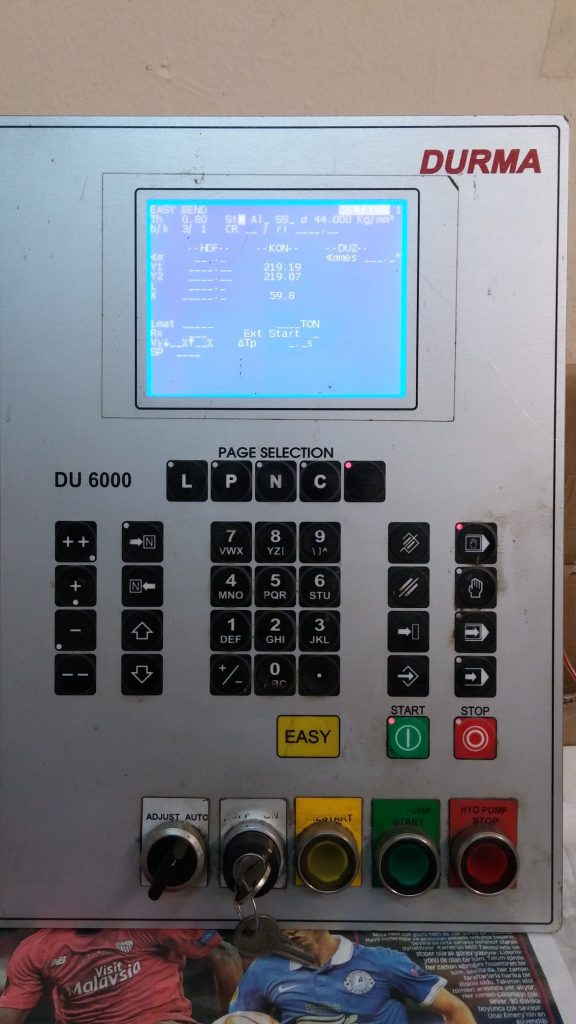 DU 6000 kontol ünitesi